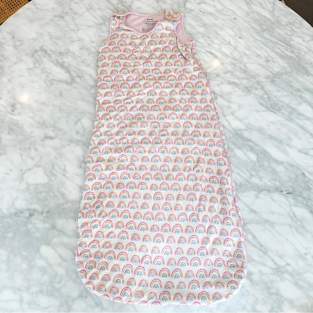 Little Sleepies Pastel Rainbows Winter Weight Sleepy Bag 18-36 Months